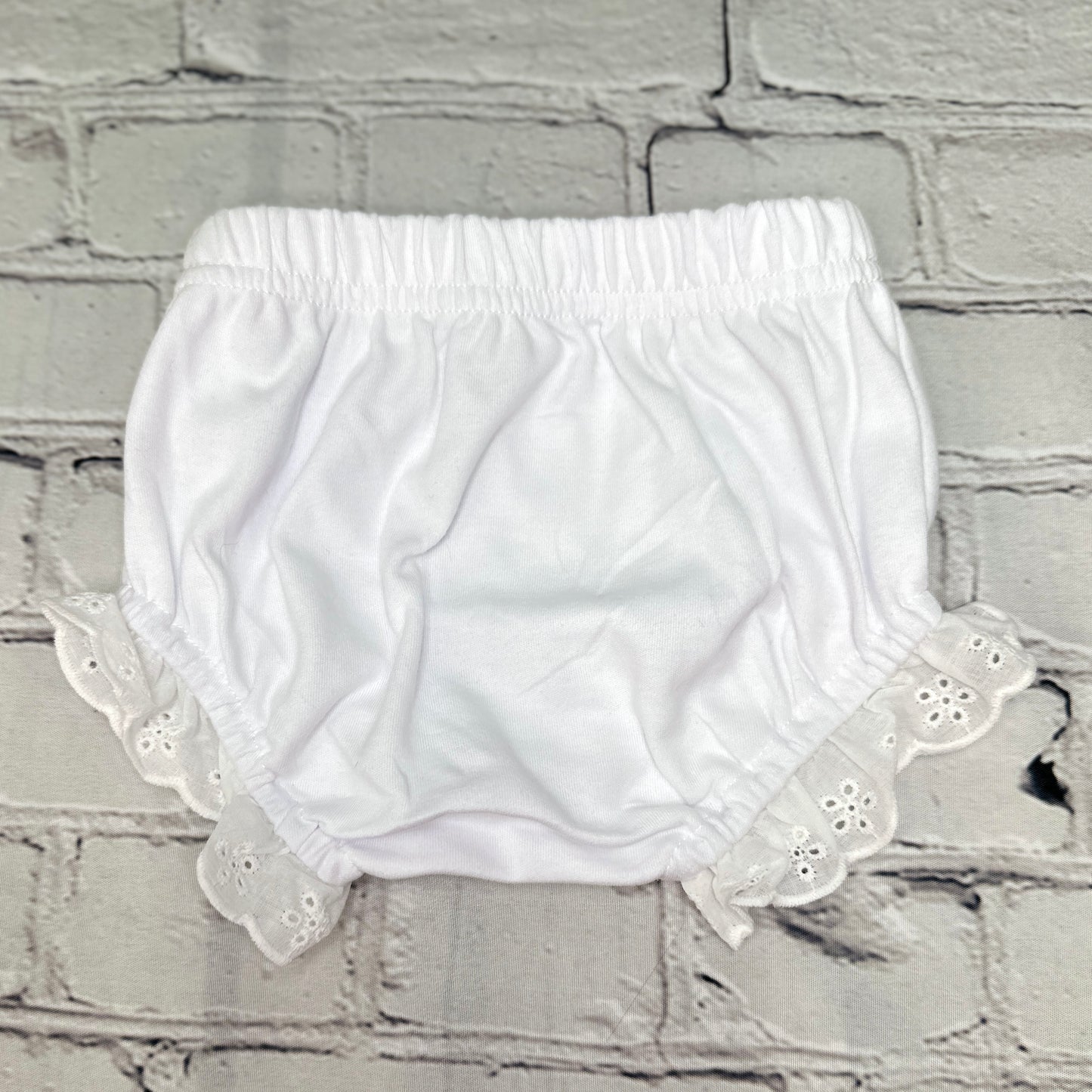 EYELET LACE DIAPER COVER