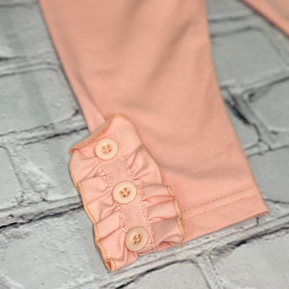 PEACH CAPRI LEGGINGS