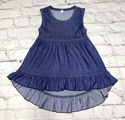 DENIM TANK DRESS