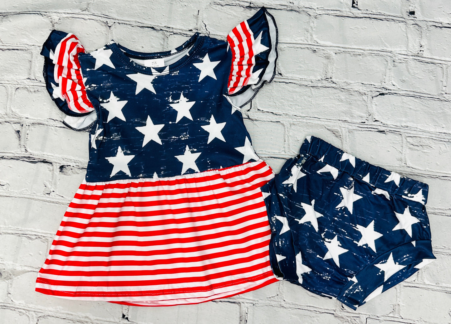 STARS & STRIPES DIAPER SET