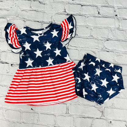 STARS & STRIPES DIAPER SET