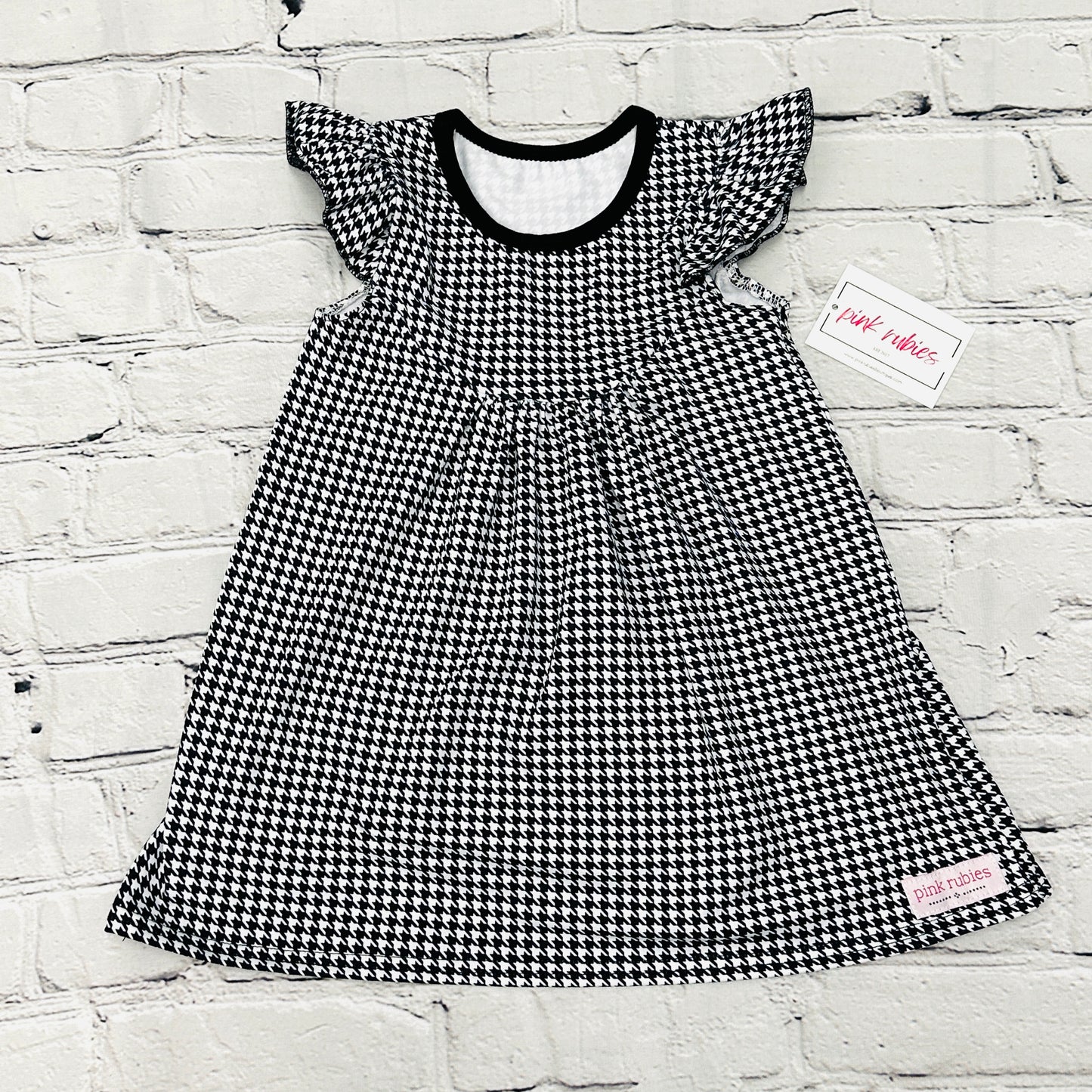HOUNDSTOOTH PEARL DRESS