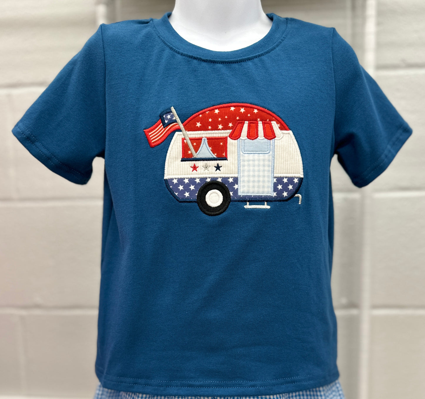 PATRIOTIC CAMPER TEE - 5T