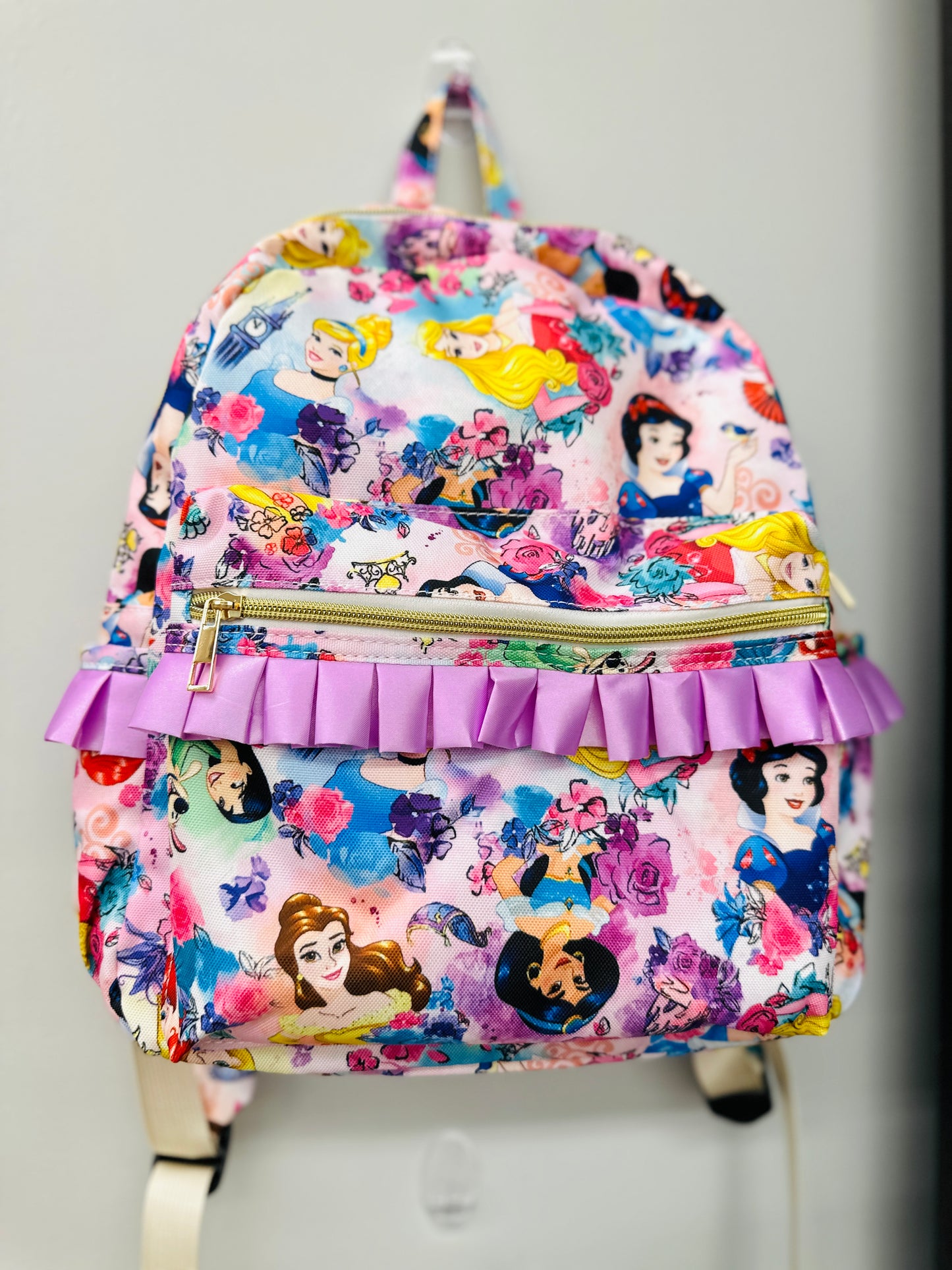 PINK RUFFLE PRINCESS BACKPACK