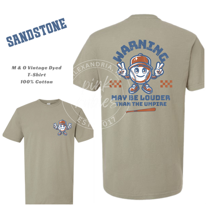 LOUDER THAN THE UMPIRE VINTAGE TEE