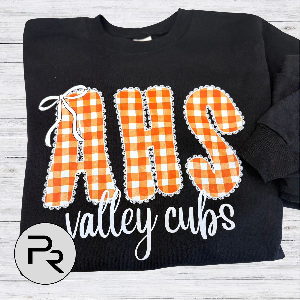 ORANGE GINGHAM VALLEY CUBS