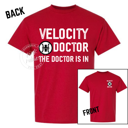 RED VELOCITY - DOC IN, Front & Back