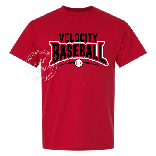 RED VELOCITY BASEBALL - CENTER ARC