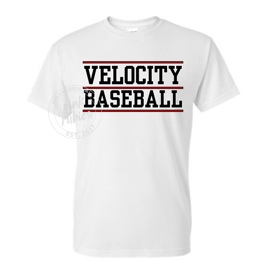 WHITE VELOCITY BASEBALL - STACKED