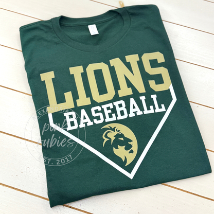 FAITH BASEBALL - LIONS PLATE