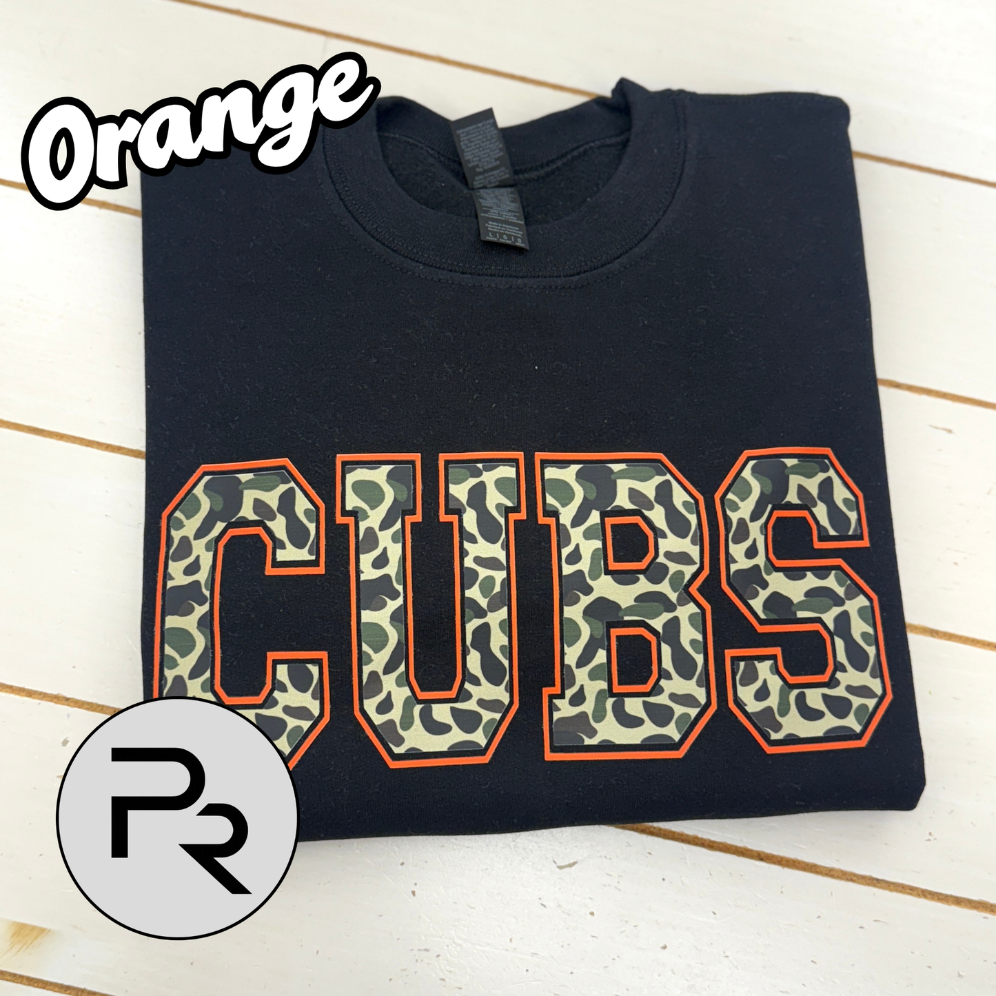 AHS - Camo - BLACK TEE