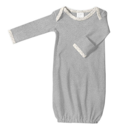 Pajama Gown, Heathered Gray