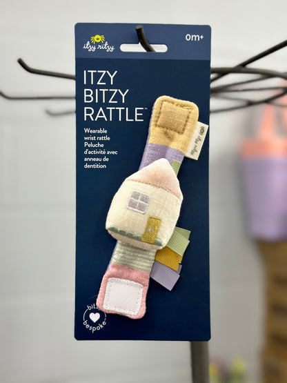 Itzy Bitzy Cottage Wrist Rattle