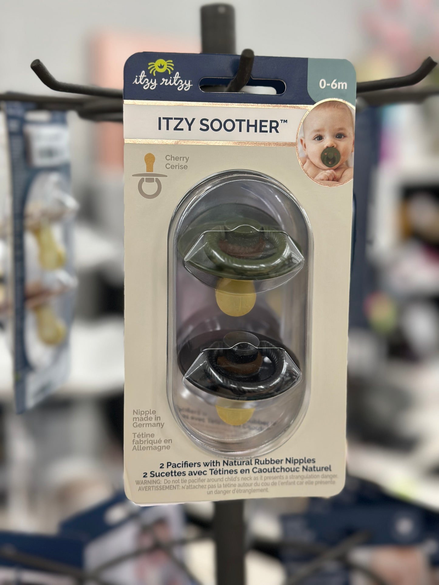 Itzy Soother™ Natural Rubber Pacifier Set- CAMO/MIDNIGHT