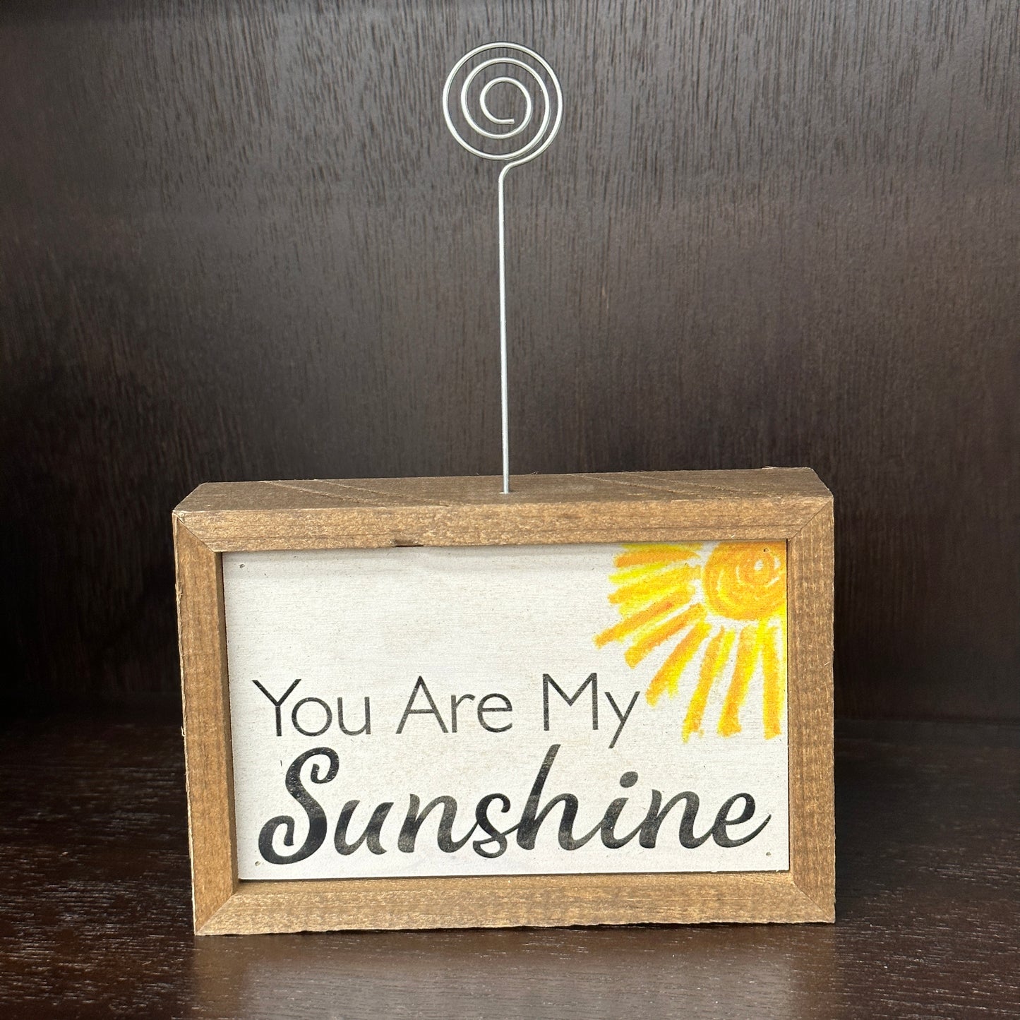 YOU ARE MY SUNSHINE PICTURE BLOCK