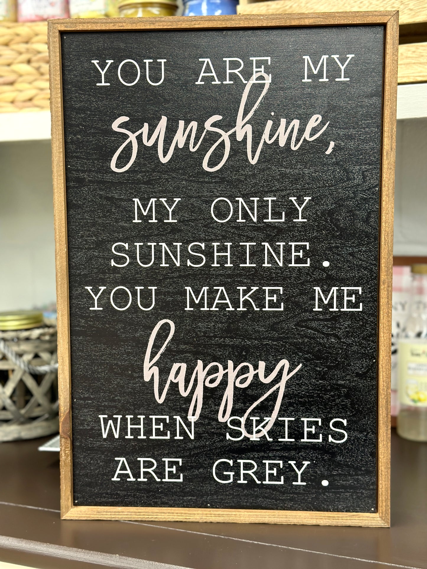 YOU ARE MY SUNSHINE RUSTIC WALL ART