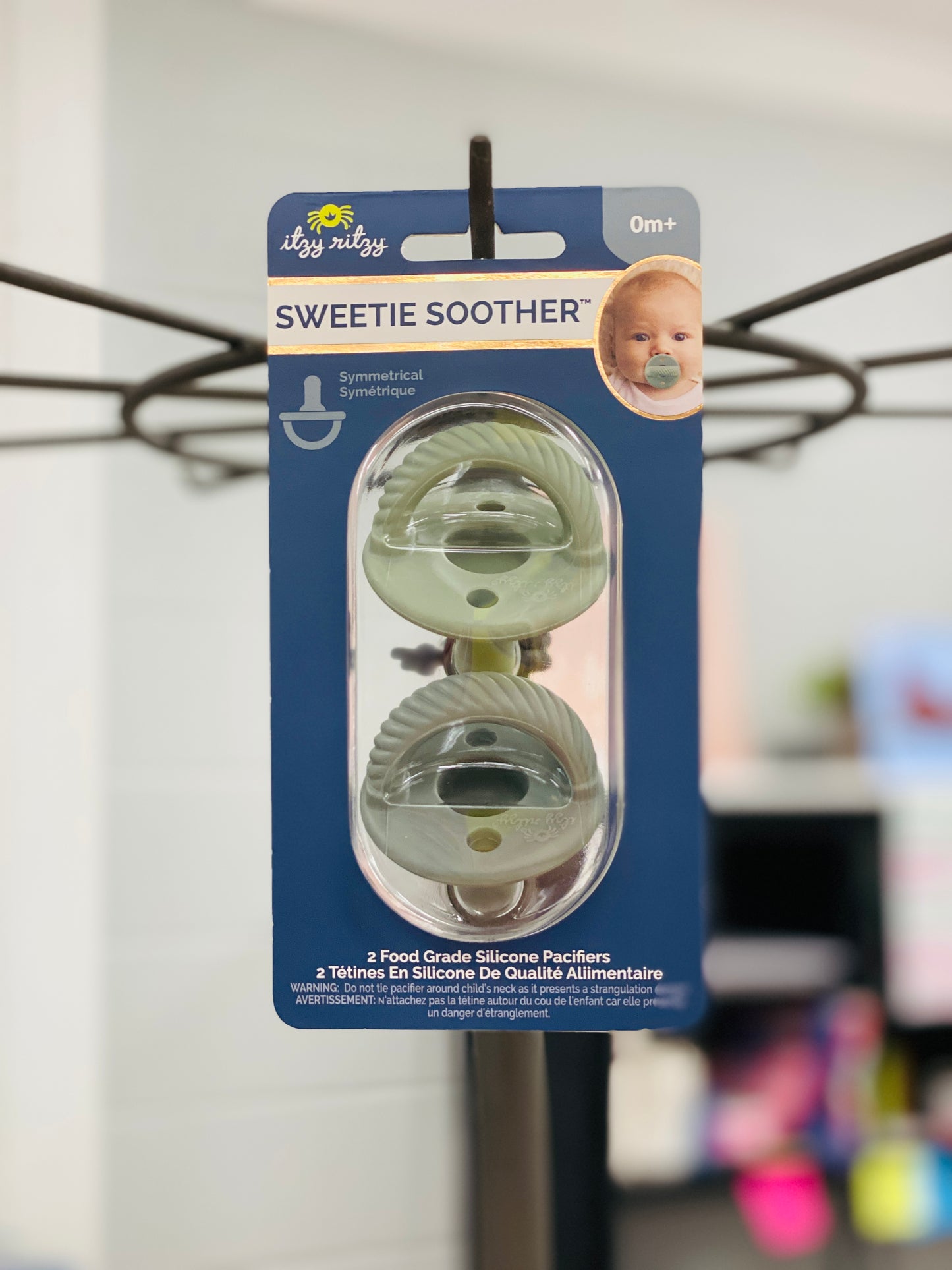 Sweetie Soother™ Pacifier Set- AGAVE/SUCCULENT CABLES