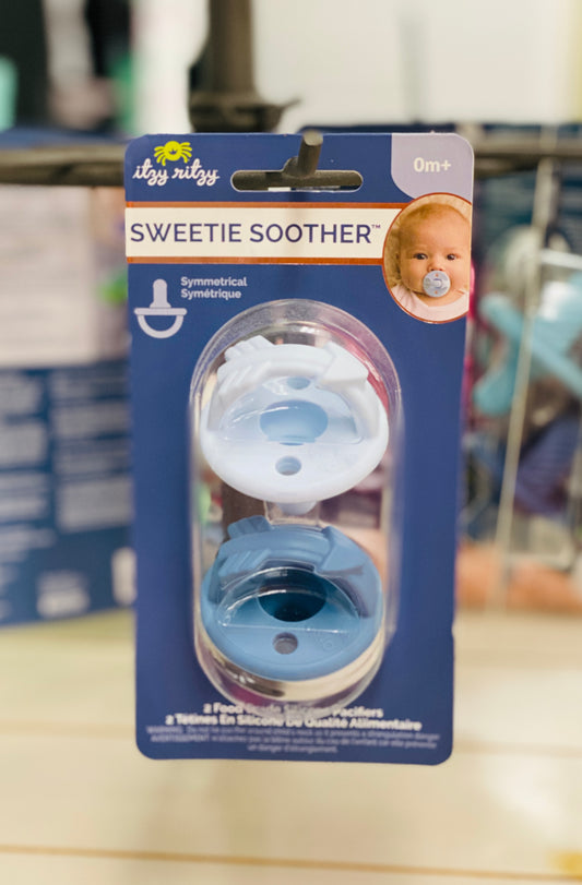 Sweetie Soother™ Pacifier Set- BLUE ARROWS