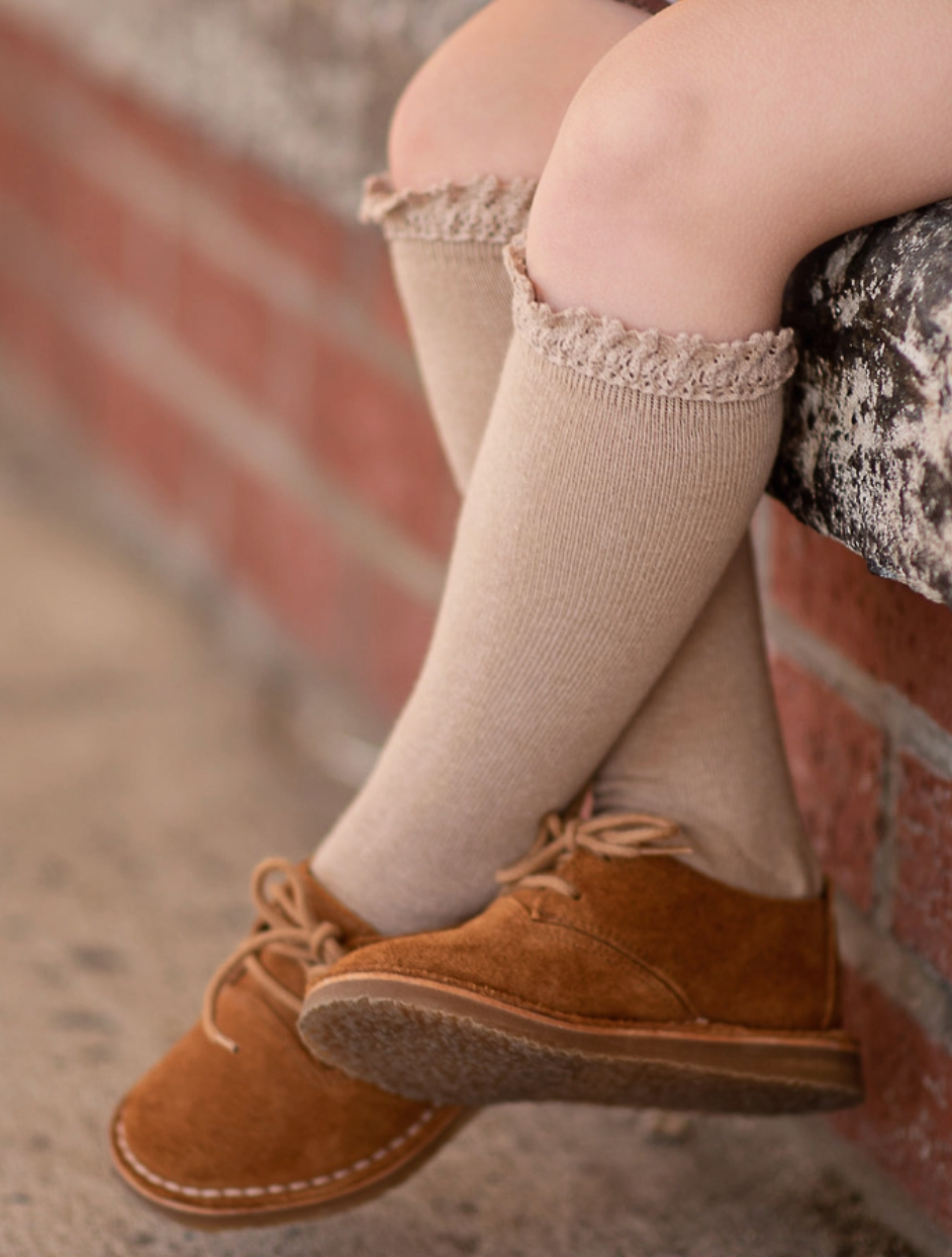 Baby & Children's Boutique. Little Stocking Co. Lace Top Knee High Socks,  Stockings. – Pink Rubies Boutique