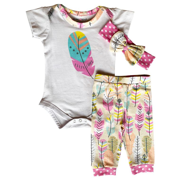 FEATHER LAYETTE GIFT SET - 12/18M