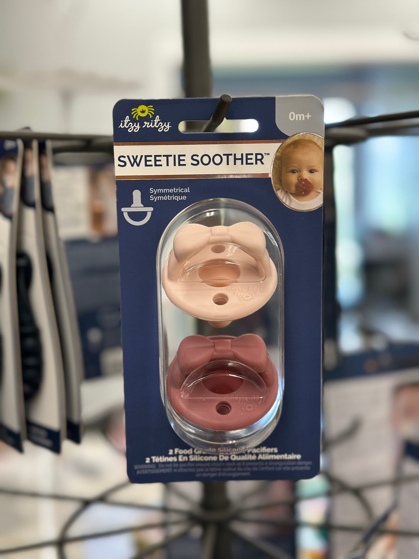 Sweetie Soother™ Pacifier Set- CLAY/ROSE
