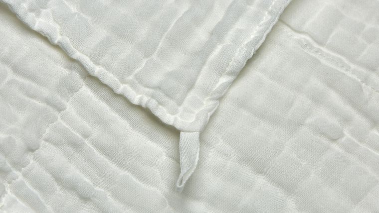 White Muslin Washcloth (6 PK)